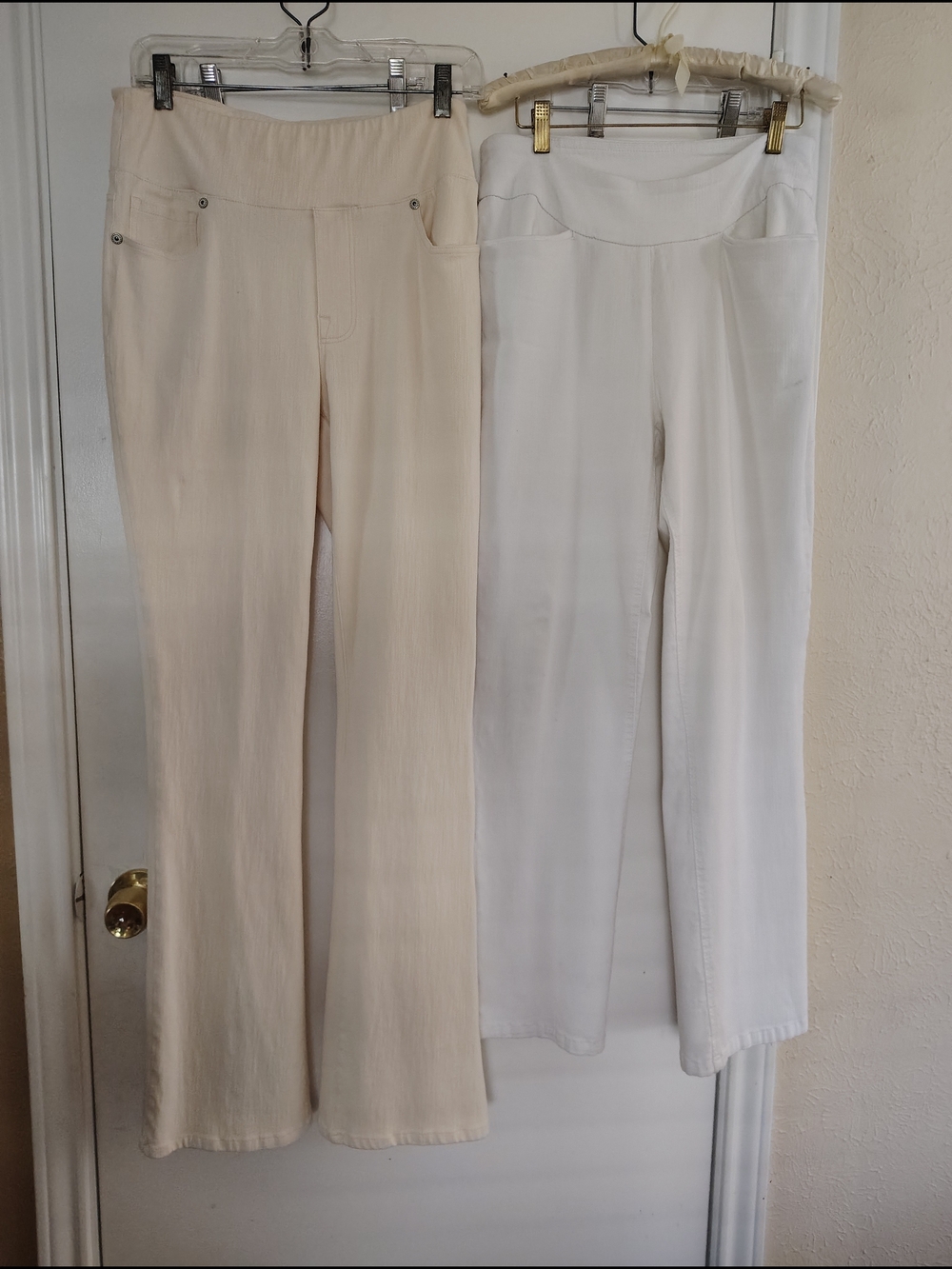 DG2 by Diane Gilman Cream & Westbound White Pants Duo
